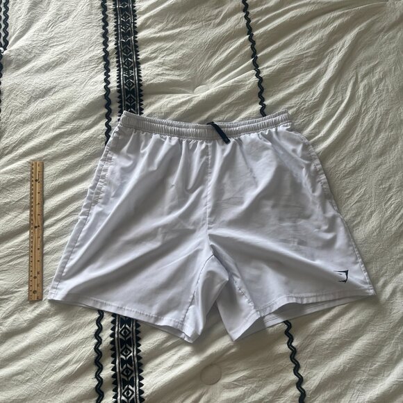 Men's White Gymshark Short XL - Picture 3 of 7